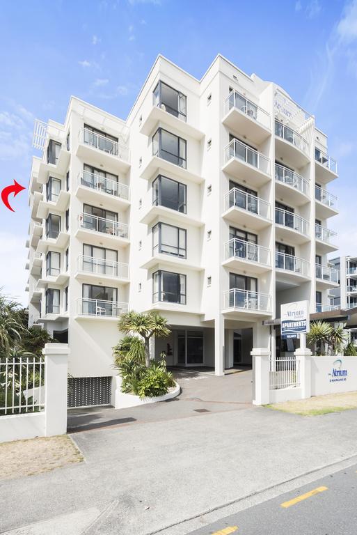 Ocean View Beach Escape - Top Floor Apartments, Mt Maunganui Base Mount Maunganui Eksteriør bilde